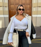 Кофточка с декольте  YM-950.1A10 Кофточка с декольте  YM-950.1A10