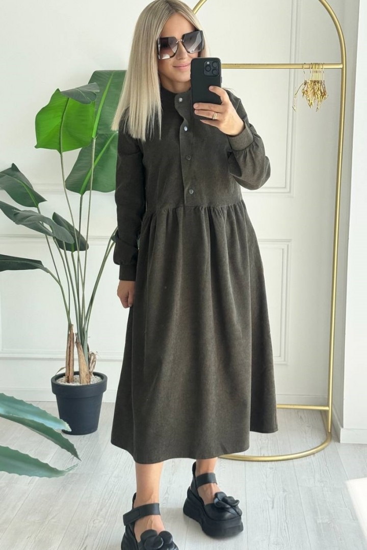 Вельветова сукня IMMA-154A499