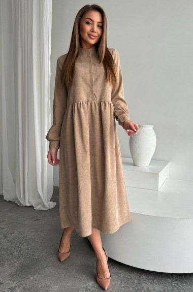 Платье вельвет женское   IMMA-154A520