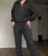 Спортивный флисовый костюм женский  MIL-355A520 Спортивный флисовый костюм женский  MIL-355A520