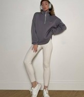 Худи оверсайз женский  HOU-348A550 Худи оверсайз женский  HOU-348A550