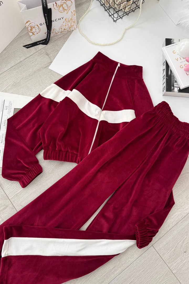 Спортивный велюровый костюм   HOU-363A599 Спортивный велюровый костюм   HOU-363A599