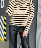 Свитер женский в полоску   AMU-6802A630 Свитер женский в полоску   AMU-6802A630