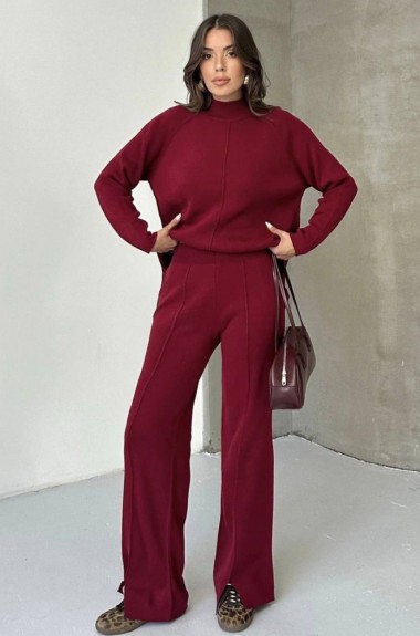 Стильний в'язаный  костюм   AMU-12480A1199