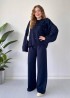 Брючный вязаный костюм  AMU-24503A1050