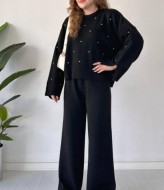 Брючный вязаный костюм  AMU-24503A1050 Брючный вязаный костюм  AMU-24503A1050