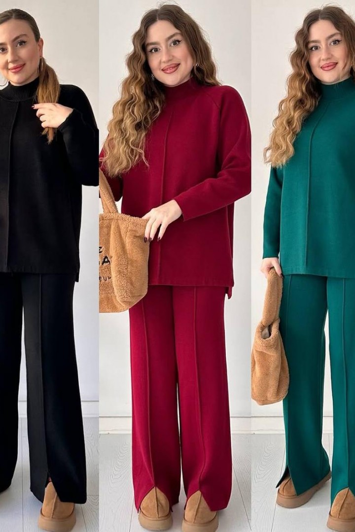 Стильний в'язаный  костюм   AMU-12480A1199