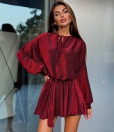 Серебряное платье MB-62A700 Серебряное платье MB-62A700