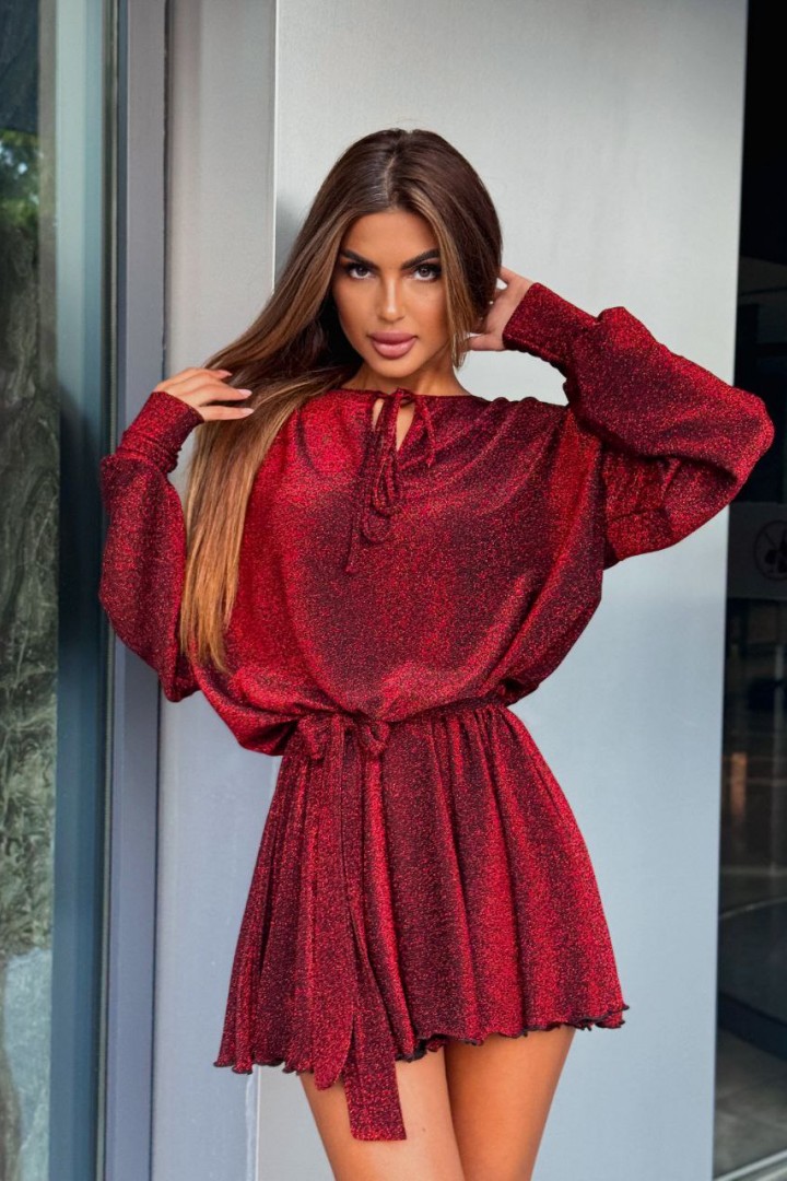 Серебряное платье MB-62A700 Серебряное платье MB-62A700