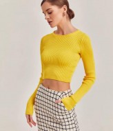 Женский топ с длинным рукавом  AST-170925.4A200