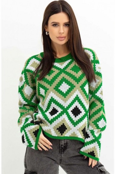 Свитер в этно-стиле " Лайт"  ZAB-1101A535 