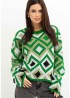 Свитер в этно-стиле " Лайт"  ZAB-1101A535 