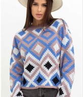 Свитер в этно-стиле " Лайт"  ZAB-1101A535 