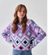 Свитер в этно-стиле " Лайт"  ZAB-1101A535 