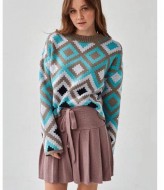 Свитер в этно-стиле " Лайт"  ZAB-1101A535 