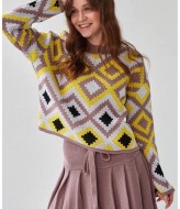 Свитер в этно-стиле " Лайт"  ZAB-1101A535 