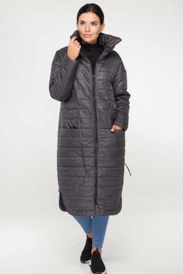 Женское демисезонное пальто из плащевки  OZM-M39A430