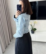 Джинсовая куртка короткая  AMU-850A1000