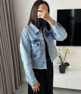 Джинсовая куртка короткая  AMU-850A1000