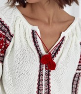 Свитер вышиванка  AMU-1032A599