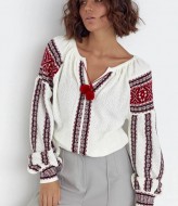 Свитер вышиванка  AMU-1032A599