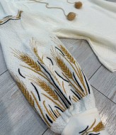 Свитер вышиванка  AMU-1064A699