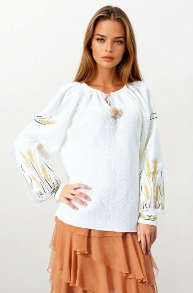 Свитер вышиванка  AMU-1064A699