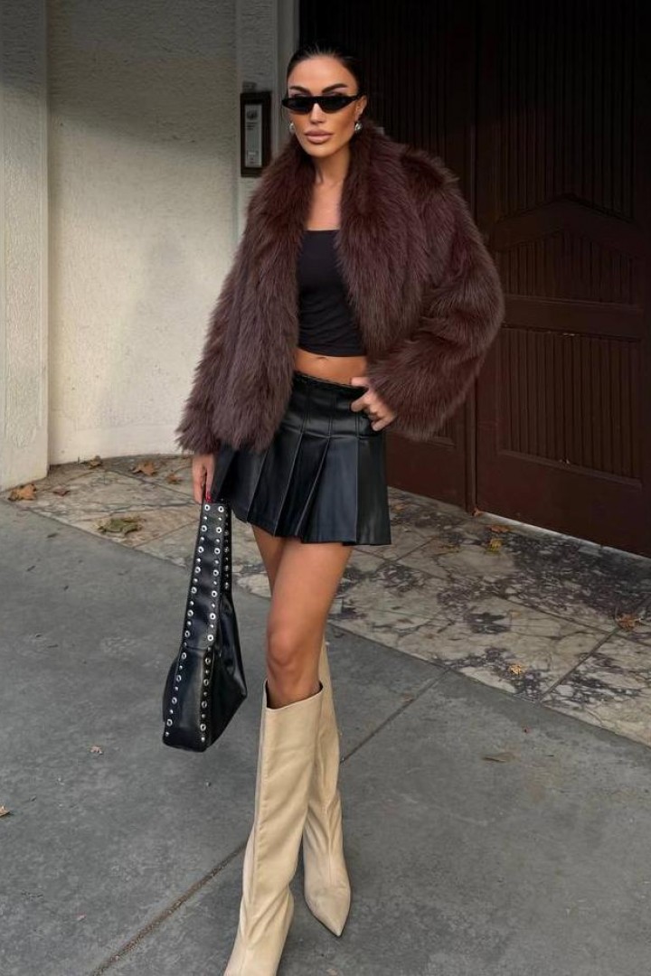 Короткая шубка  AMU-857A1650