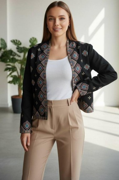 Пиджак в этно стиле  AMU-5947A820