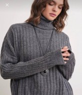 Вязаный костюм женский с юбкой  AMU-6928A1170