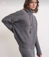 Вязаный костюм женский с юбкой  AMU-6928A1170