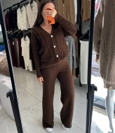 Женский костюм вязаный   AMU-7024A1250