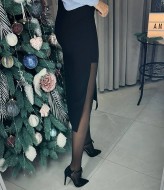 Юбка с вырезом   AMU-1376.376A270