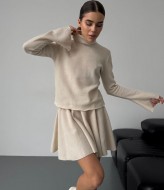 Костюм ангора с юбкой  COB-824A449