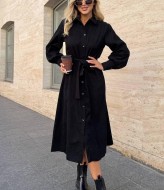 Вельветовое платье рубашка  SF-5673A500