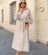 Вельветовое платье рубашка  SF-5673A500