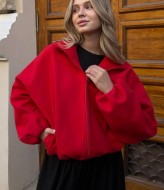 Женский бомбер оверсайз  SOL-3032A850