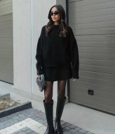 Теплый костюм с юбкой SOL-3002A600