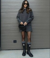 Теплый костюм с юбкой SOL-3002A600