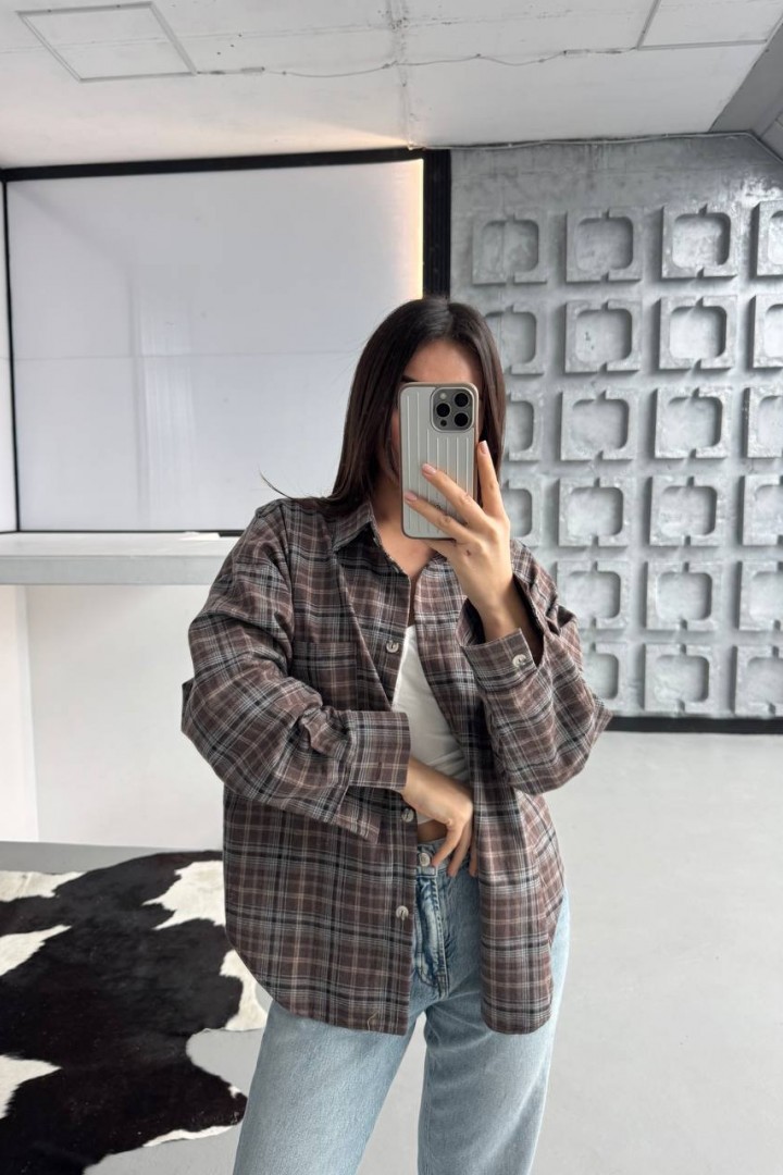 Фланелева сорочка ANM-359A500