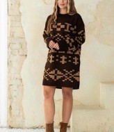 Платье туника вязаное   ZAB-1110A615