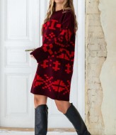 Платье туника вязаное   ZAB-1110A615