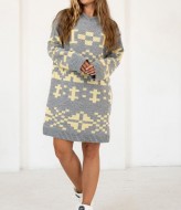 Платье туника вязаное   ZAB-1110A615