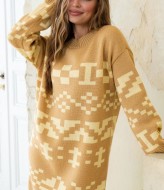 Платье туника вязаное   ZAB-1110A615