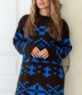 Платье туника вязаное   ZAB-1110A615