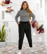 Велюровые штаны на флисе AJ-17182.1A410