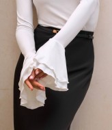 Лонгслив с воланами MV-859A400