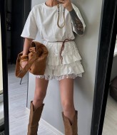 Короткая юбка шорты  MV-869A650