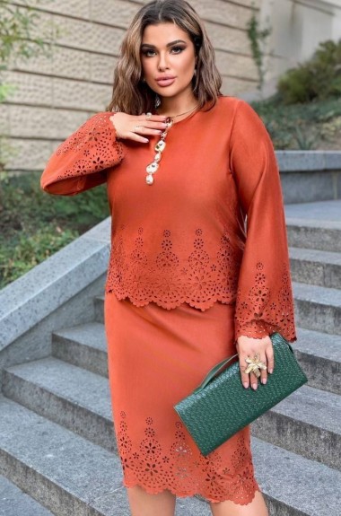 Женский костюм с юбкой миди AD-7848.1A340