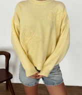 Свитер с вышивкой AMU-2442A650